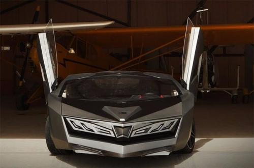 Elibriea: концептуальный суперкар в стиле бомбардировщика Стелс. 01