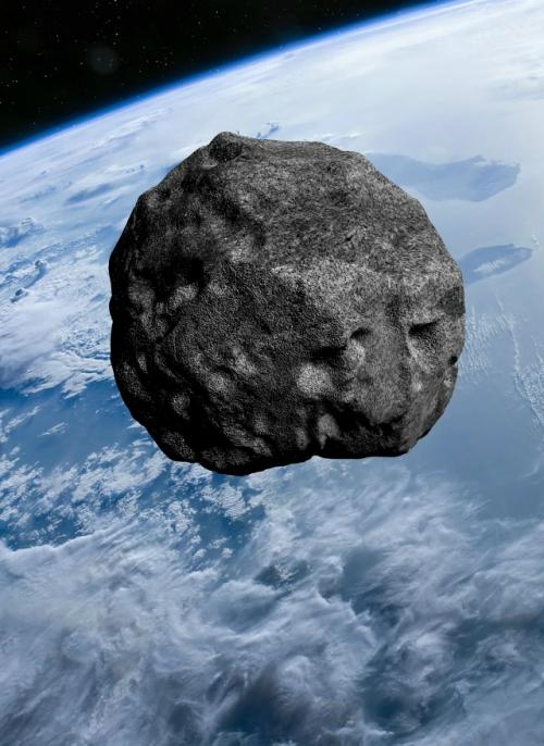 Гигантский астероид скоро рядом с землёй пройдёт. 01