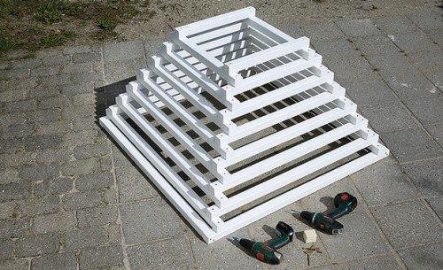 Деревянная клумба. Не всем хочется сажать цветы в земле на грядках. 03 Деревянная клумба. Не всем хочется сажать цветы в земле на грядках. 03