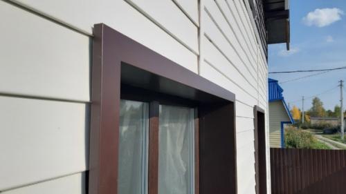 Подписчик поделился своей работой по облицовке фасада дома: 03