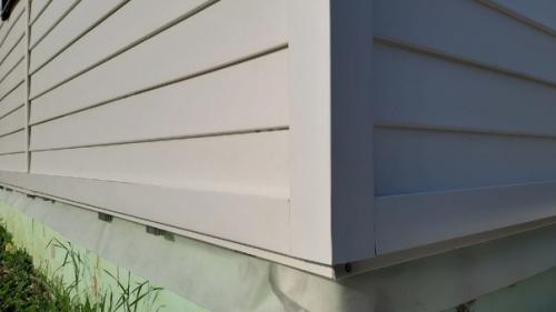 Подписчик поделился своей работой по облицовке фасада дома: 04