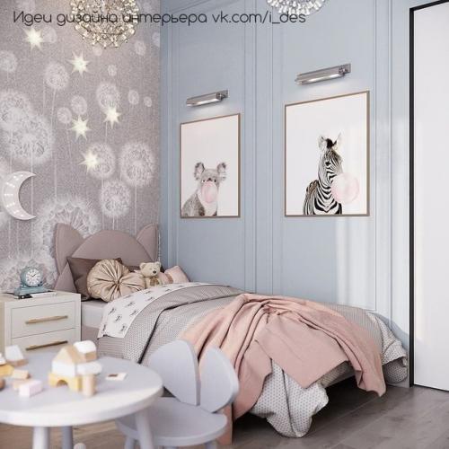 Детская комната для девочки от студии дизайна Simple Interriors. 02