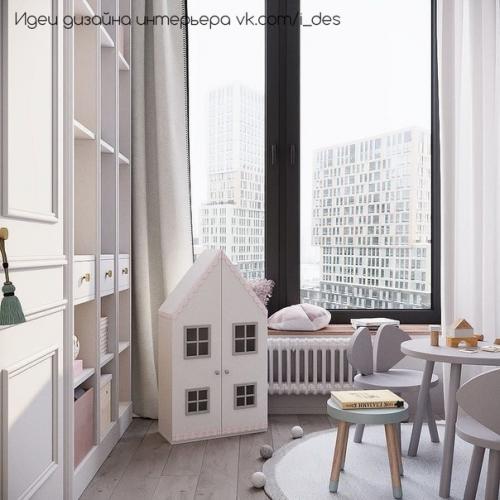 Детская комната для девочки от студии дизайна Simple Interriors. 03