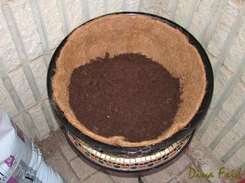 Мозаичные вазоны из дисков. 05