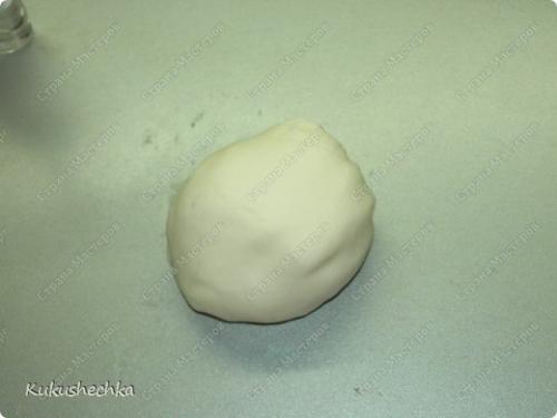 Холодный фарфор.  Изготовление. 07