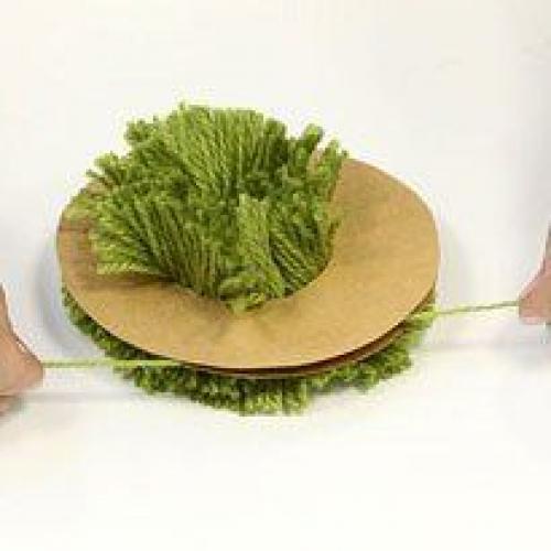 Коврик из помпонов. 06 Коврик из помпонов. 06