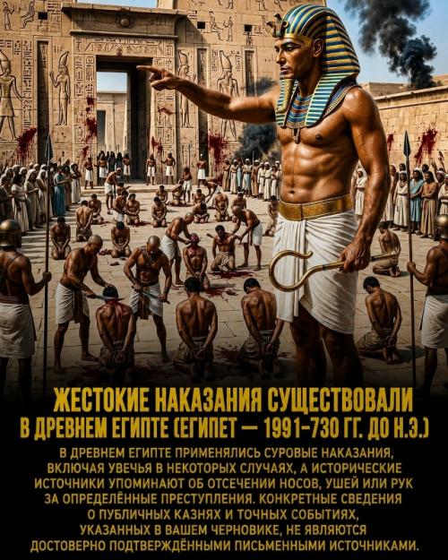 Жестокая реальность древнего Египта намного страшнее школьных учебников оказалась. 02