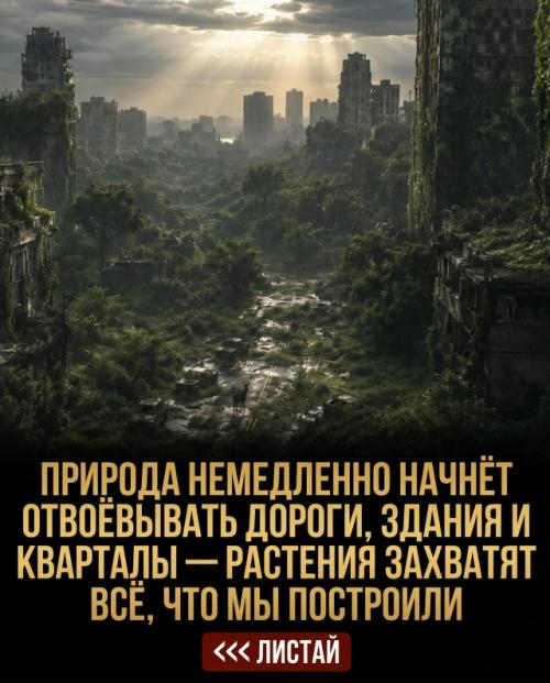 Что произойдет с нашей планетой, если человечество внезапно исчезнет? 06