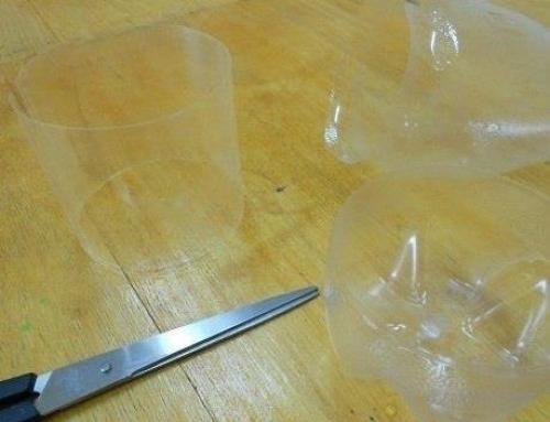 Красивая бабочка из пластиковой бутылки. 01