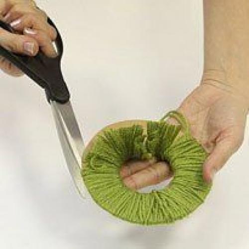 Коврик из помпонов. 07 Коврик из помпонов. 07