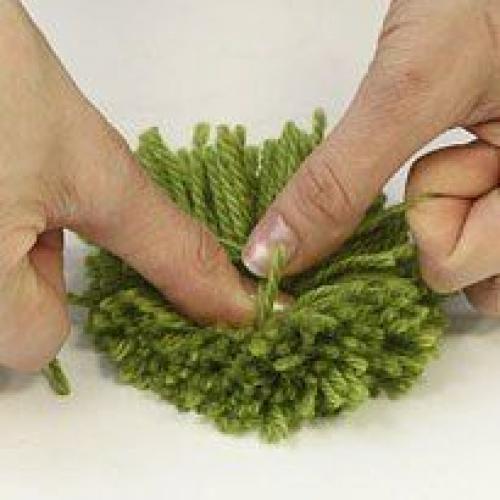 Коврик из помпонов. 04 Коврик из помпонов. 04