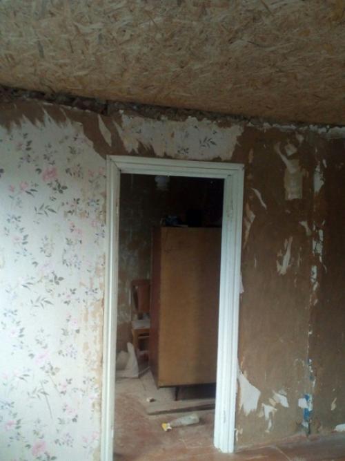 Мы делаем потолок и стены которым 50 лет. 07