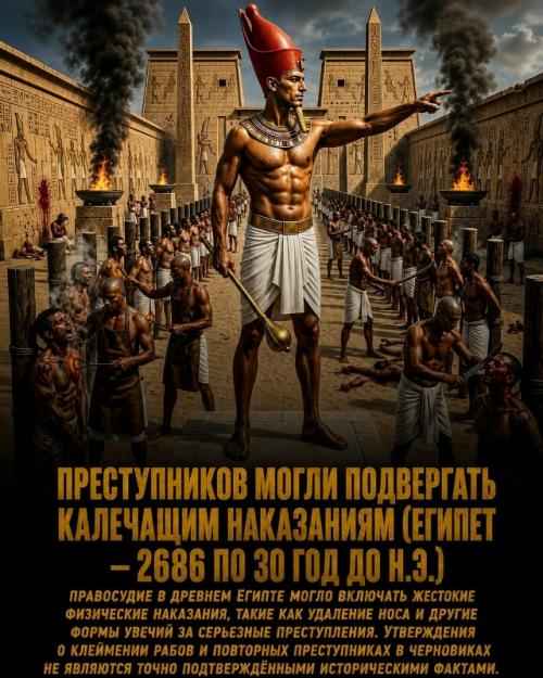 Жестокая реальность древнего Египта намного страшнее школьных учебников оказалась. 07