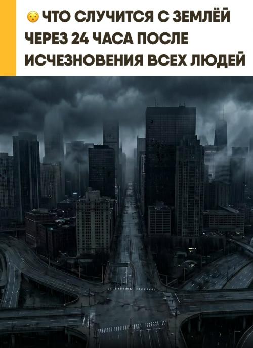 Что произойдет с нашей планетой, если человечество внезапно исчезнет? 

