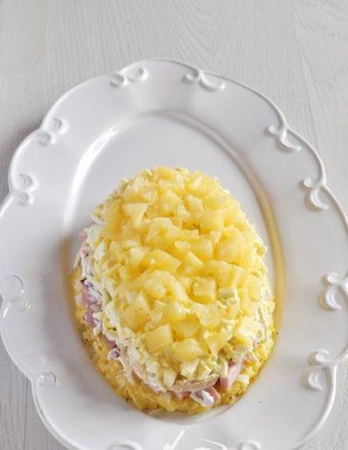 Салат Ананас.  Состав. 06 Салат Ананас.  Состав. 06