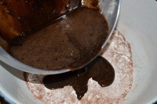 Шоколадно - творожный пирог. 03