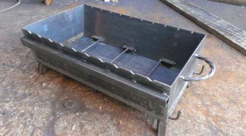 Мангал из металла своими руками. 07