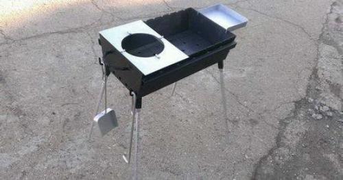 Мангал из металла своими руками. 08