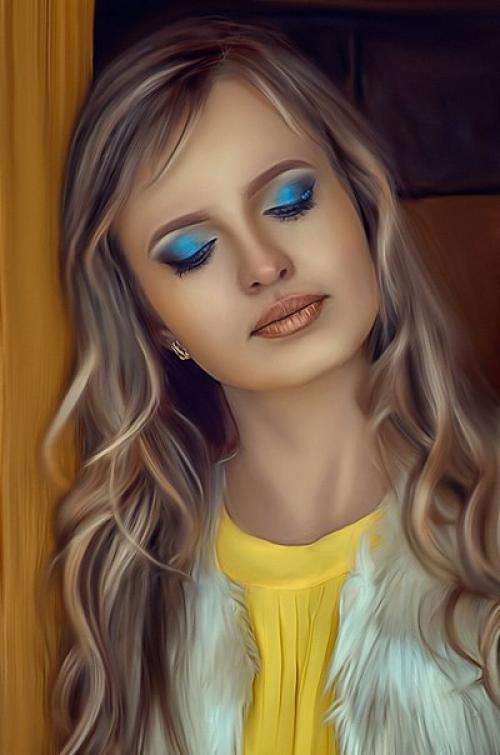 Отрисовка портрета в фотошопе. 09