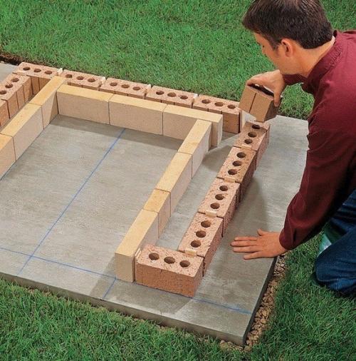 Пошаговая инструкция кладки барбекю из кирпича. 01 Пошаговая инструкция кладки барбекю из кирпича. 01