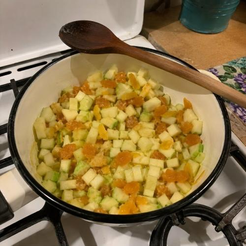 Джем из кабачка и кураги сварила. 01 Джем из кабачка и кураги сварила. 01