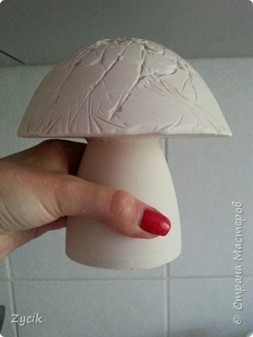 Грибы из гипса. 06