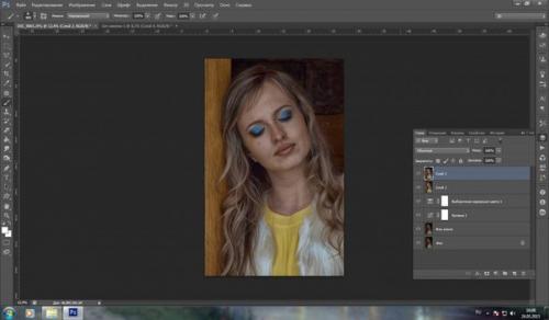 Отрисовка портрета в фотошопе. 02