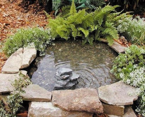 Пруд из большой покрышки. 05