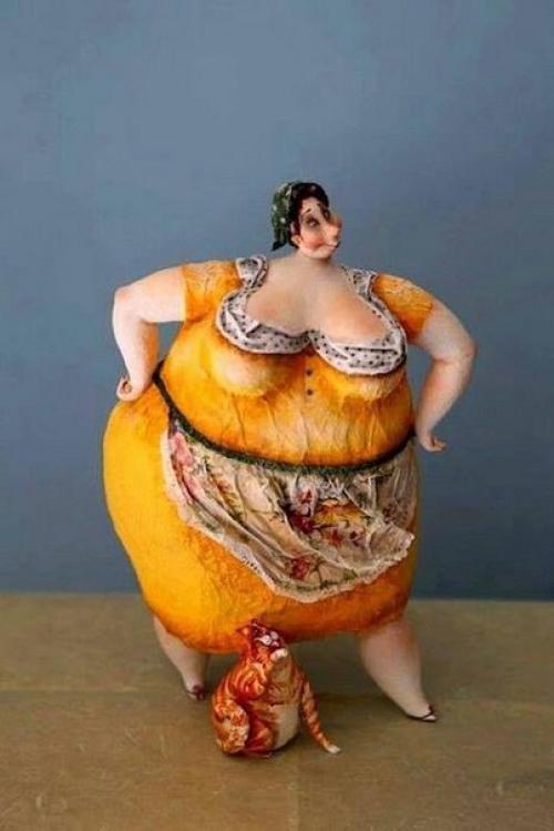 Весьма колоритные дамы и скрипач. 02