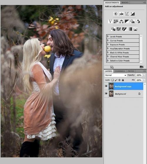 Урок по обработке - осенние фотографии. 02