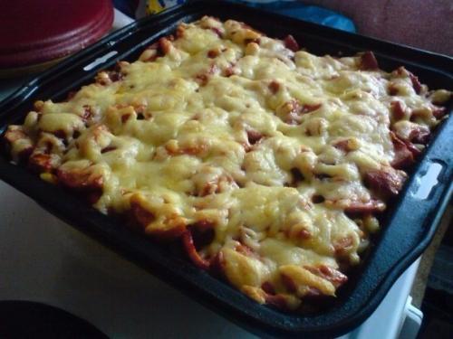 Салат с курицей и ананасом. 05