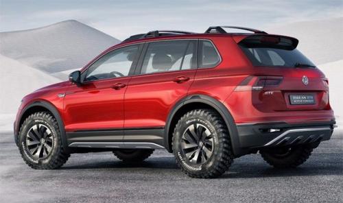 Дебют гибридного кроссовера Volkswagen Tiguan GTE Active Concept. 02 Дебют гибридного кроссовера Volkswagen Tiguan GTE Active Concept. 02
