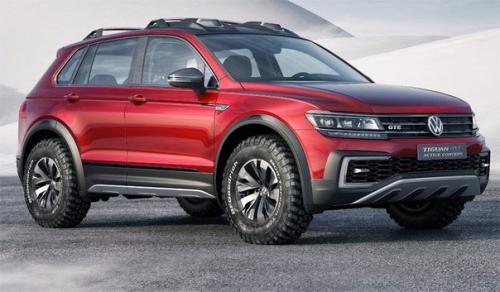 Дебют гибридного кроссовера Volkswagen Tiguan GTE Active Concept. 03 Дебют гибридного кроссовера Volkswagen Tiguan GTE Active Concept. 03