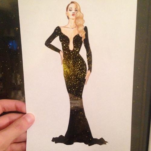 Эдгар Артис - иллюстратор из Армении, который создает невероятные эскизы различных платьев. 06