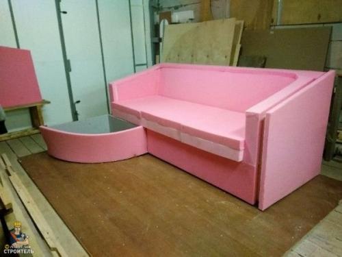 Не судите строго, решил сделать домой диван. 02