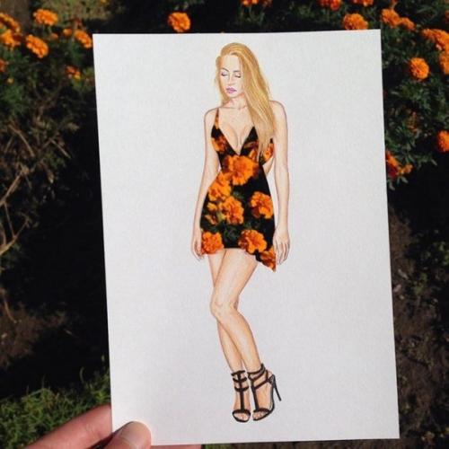 Эдгар Артис - иллюстратор из Армении, который создает невероятные эскизы различных платьев. 05