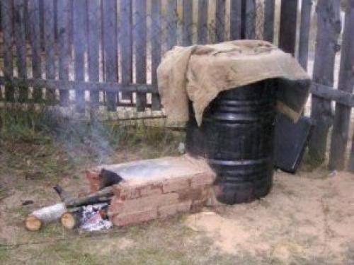 Коптильня своими руками для дачи. 03 Коптильня своими руками для дачи. 03