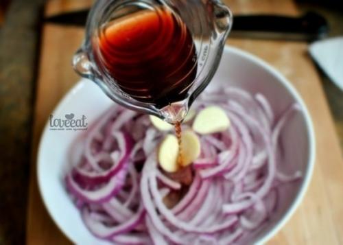 Маринованный красный лук. 03
