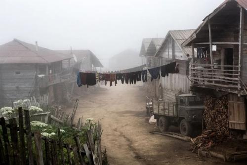 Аутентичные кадры самобытных грузинских деревень, в которых ход времени остановился. 03