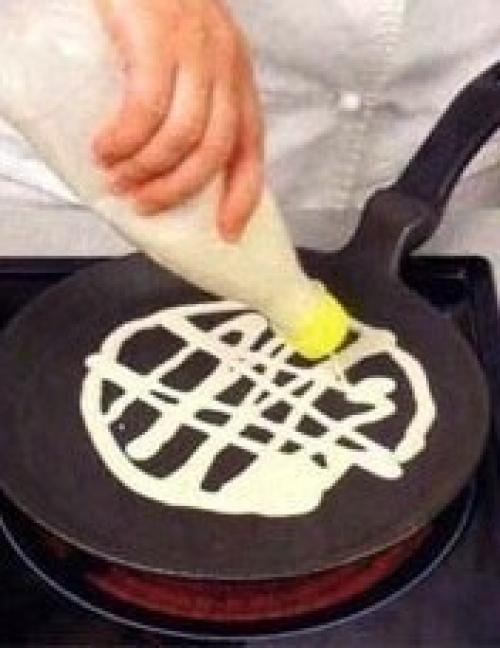 Быстрый рецепт Блины в бутылке. 06