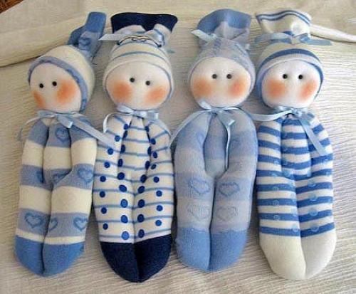 Как сделать куклы из носков своими руками - мастер класс. 01 Как сделать куклы из носков своими руками - мастер класс. 01