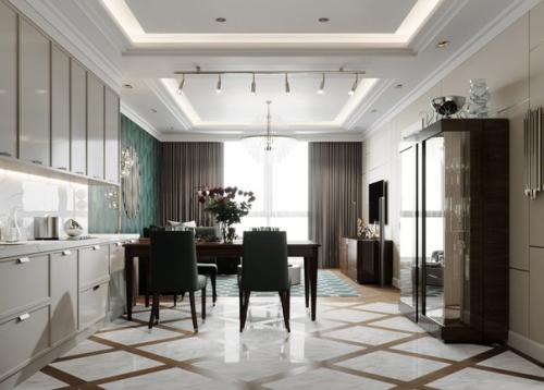 Кухня - гостиная и прихожая. 03