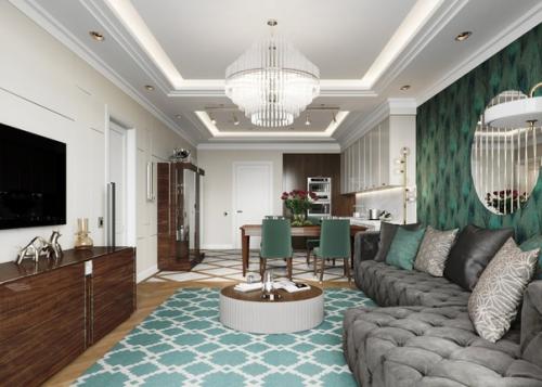 Кухня - гостиная и прихожая. 01