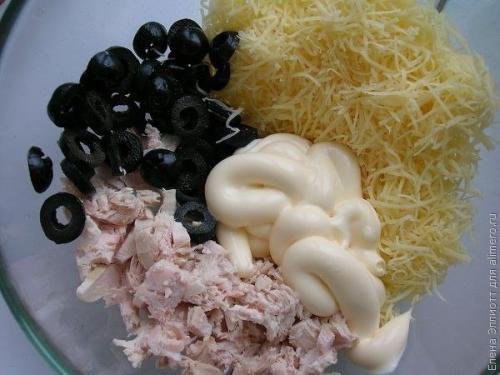 Салат Арбуз.  Интересная идея. 02