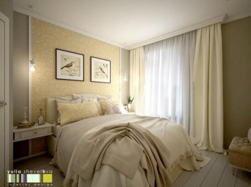 Спальня в классическом стиле. 01