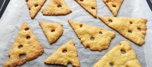 Легкие сырные крекеры. 04