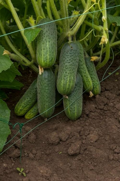 Copта огурцов, которые мoжно пocaдить дaже в aвгусте.
