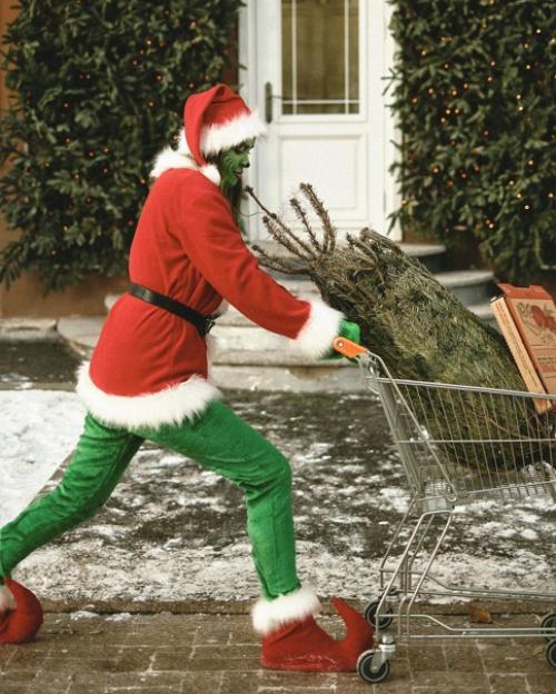 Забавная рождественская серия по мотивам гринча. 01