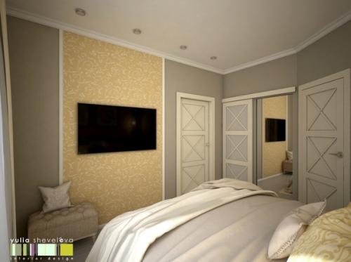 Спальня в классическом стиле. 03