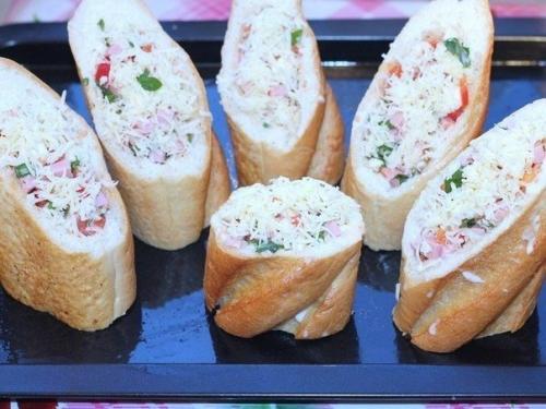 Хлебные стаканчики из багета. 03 Хлебные стаканчики из багета. 03